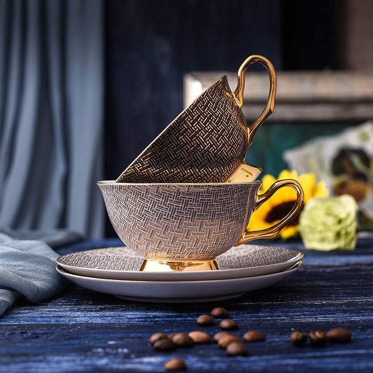 Ceramic Coffee Cup - Round European Tea Breakfast Mug