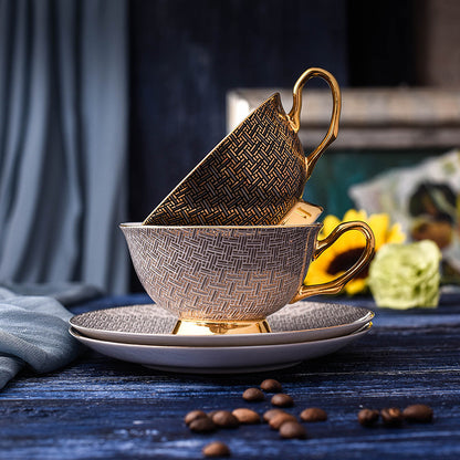 Ceramic Coffee Cup - Round European Tea Breakfast Mug