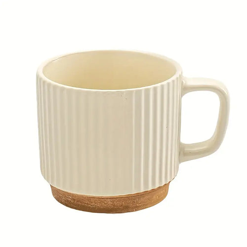 Creative Striped Ceramic Mug for Tea and Coffee