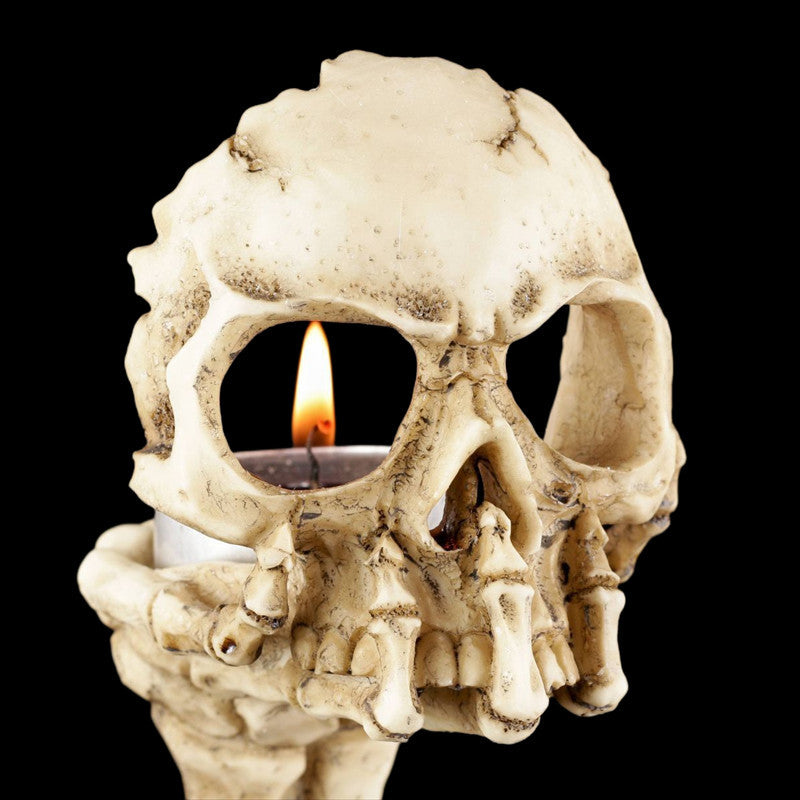 Creative Skull Candle Holder for Home Decoration