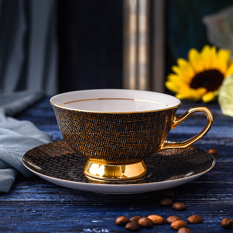 Ceramic Coffee Cup - Round European Tea Breakfast Mug