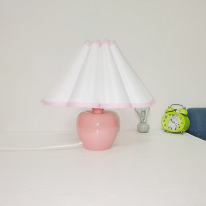 Nordic Creative Apple Ceramic Table Lamp for Bedroom