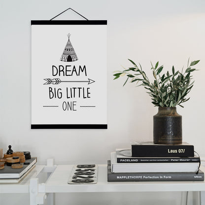Minimalist Wall Art with Solid Wood Frame