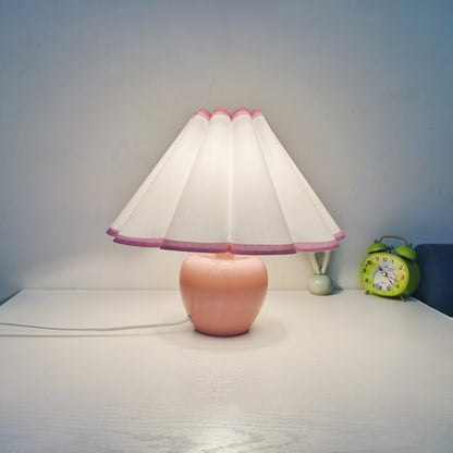 Nordic Creative Apple Ceramic Table Lamp for Bedroom