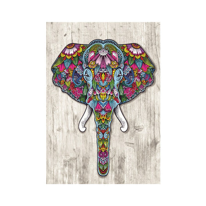 Diamond Painting of Colorful Elephant Wall Art Decor