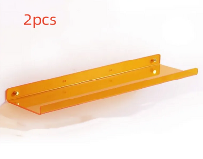 Wall-Mounted Color Storage Shelf