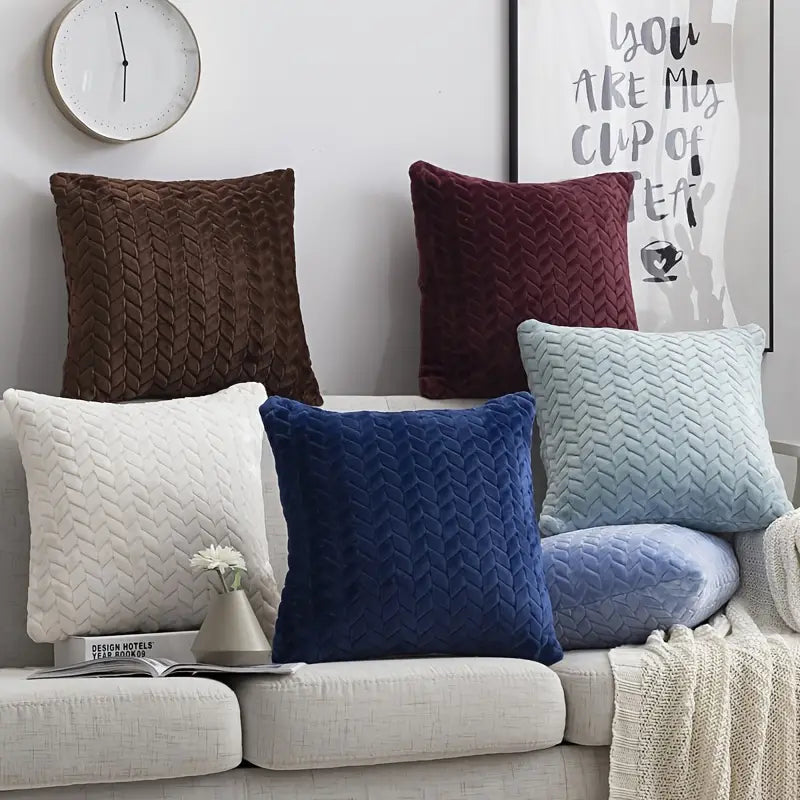 Faux Fur Decorative Throw Pillow Cover for Sofa/Car