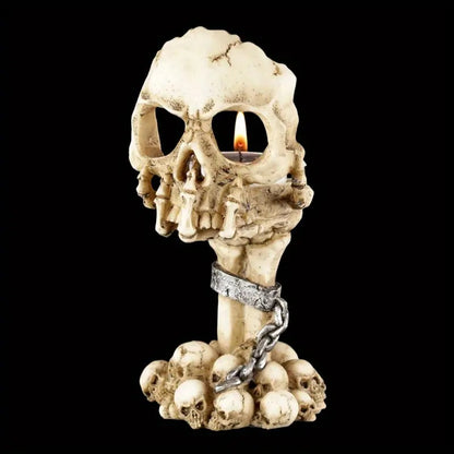 Creative Skull Candle Holder for Home Decoration