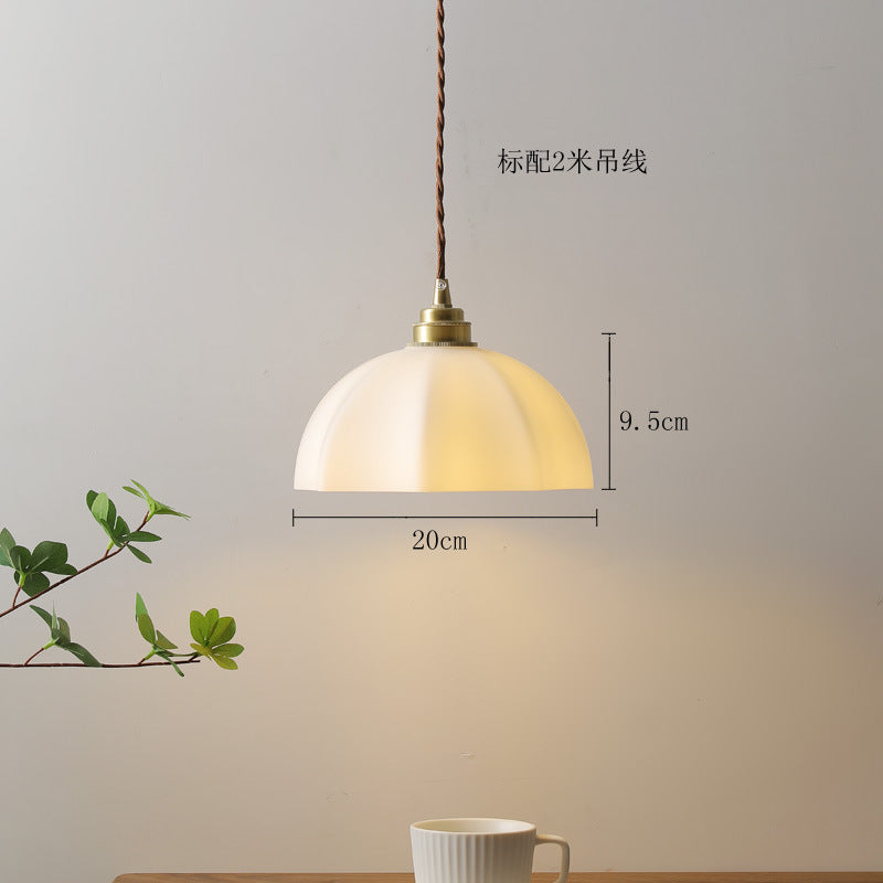 Japanese Wabi-Sabi Brass Designer Pendant Light