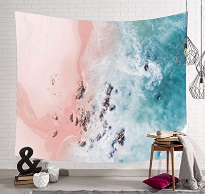 Blue Ocean Tapestry Wall Art Decor